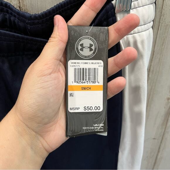 NWT Under Armour Loose Fit Track Pants Blue West Boca - Picture 3 of 6